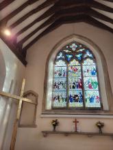 East Window and cross