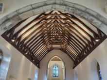 Roof and East window